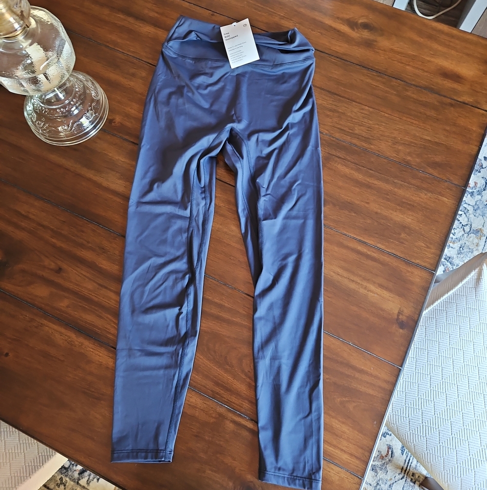 Aoysky Womens Workout Leggings No Front Seam Twist Back